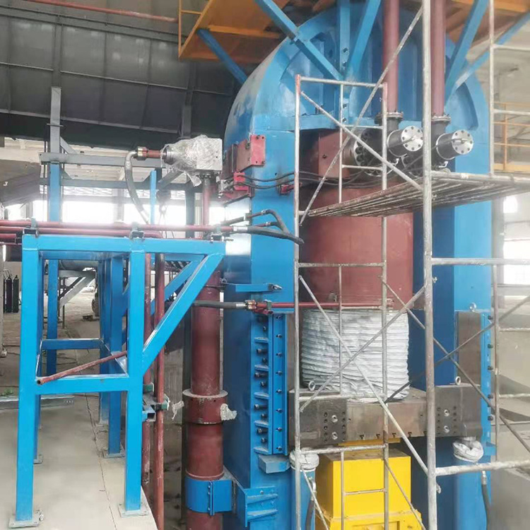 電梯配重塊一次熱壓成型設備